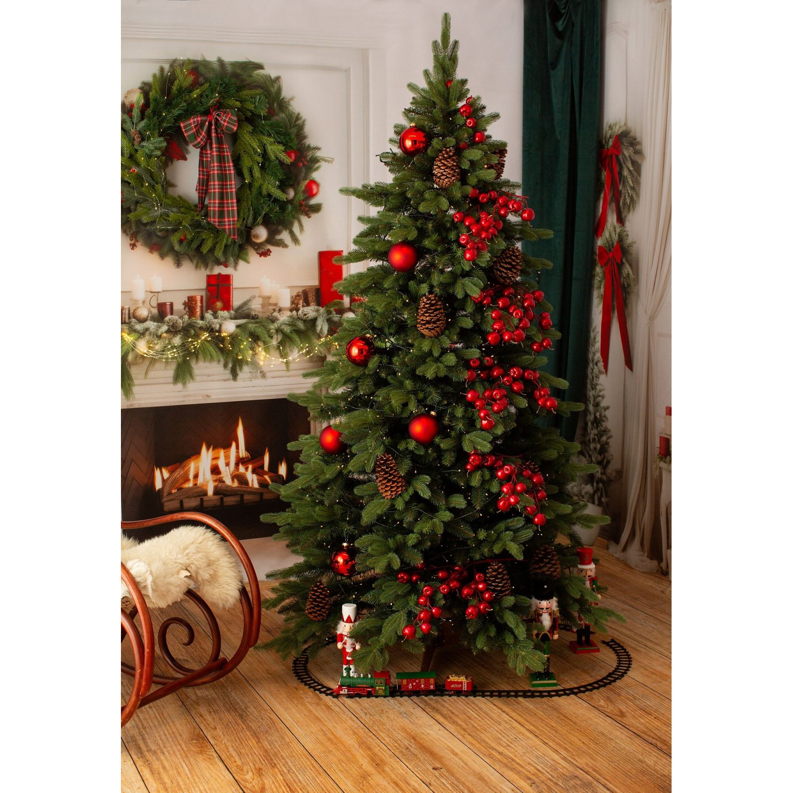 Choinka Sztuczna Świerk Kanadyjski 180 cm PE