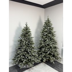 Choinka sztuczna ŚWIERK JAPOŃSKI Ośnieżony 180cm PE