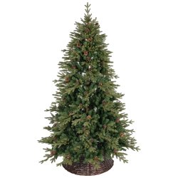 Choinka sztuczna Świerk Norweski 220 cm SAMOROZKŁADAJĄCA