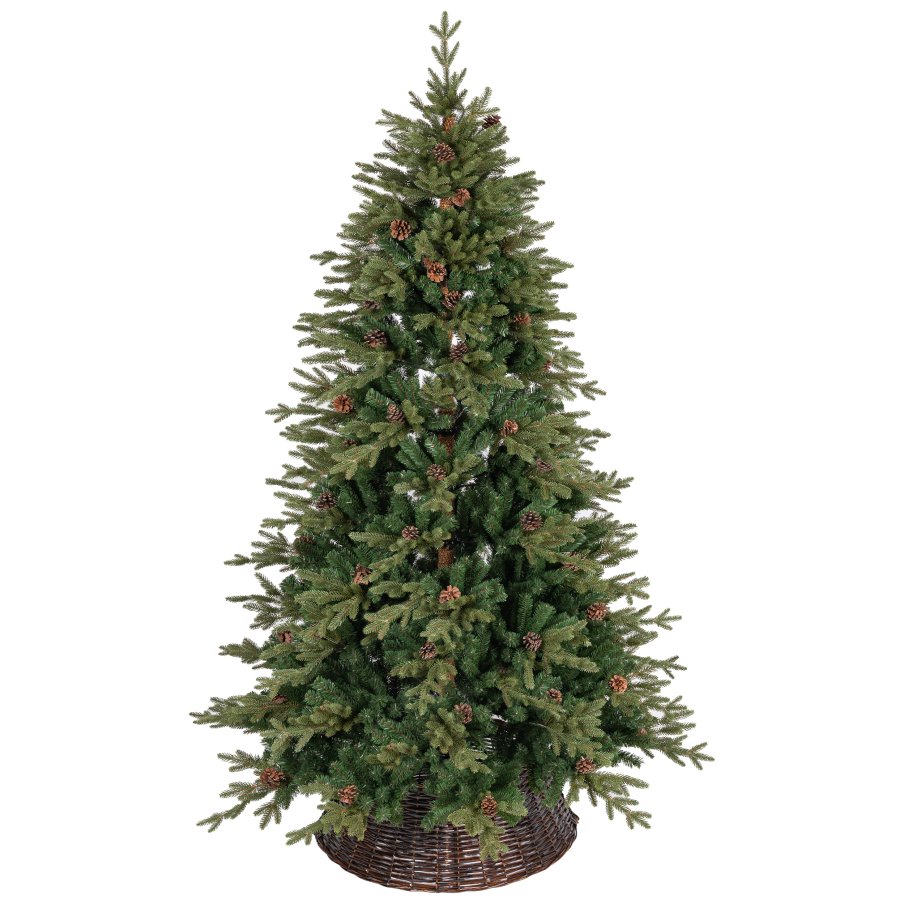 Choinka sztuczna Świerk Norweski 220 cm SAMOROZKŁADAJĄCA