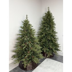 Choinka sztuczna Świerk Norweski 220 cm SAMOROZKŁADAJĄCA