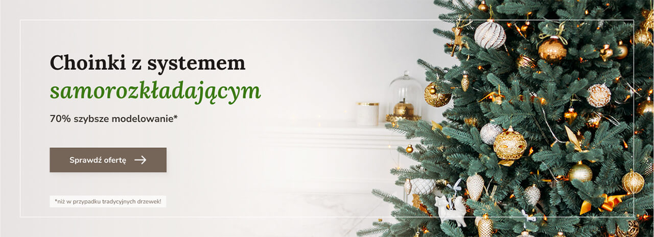 choinki z systemem samorozkładającym